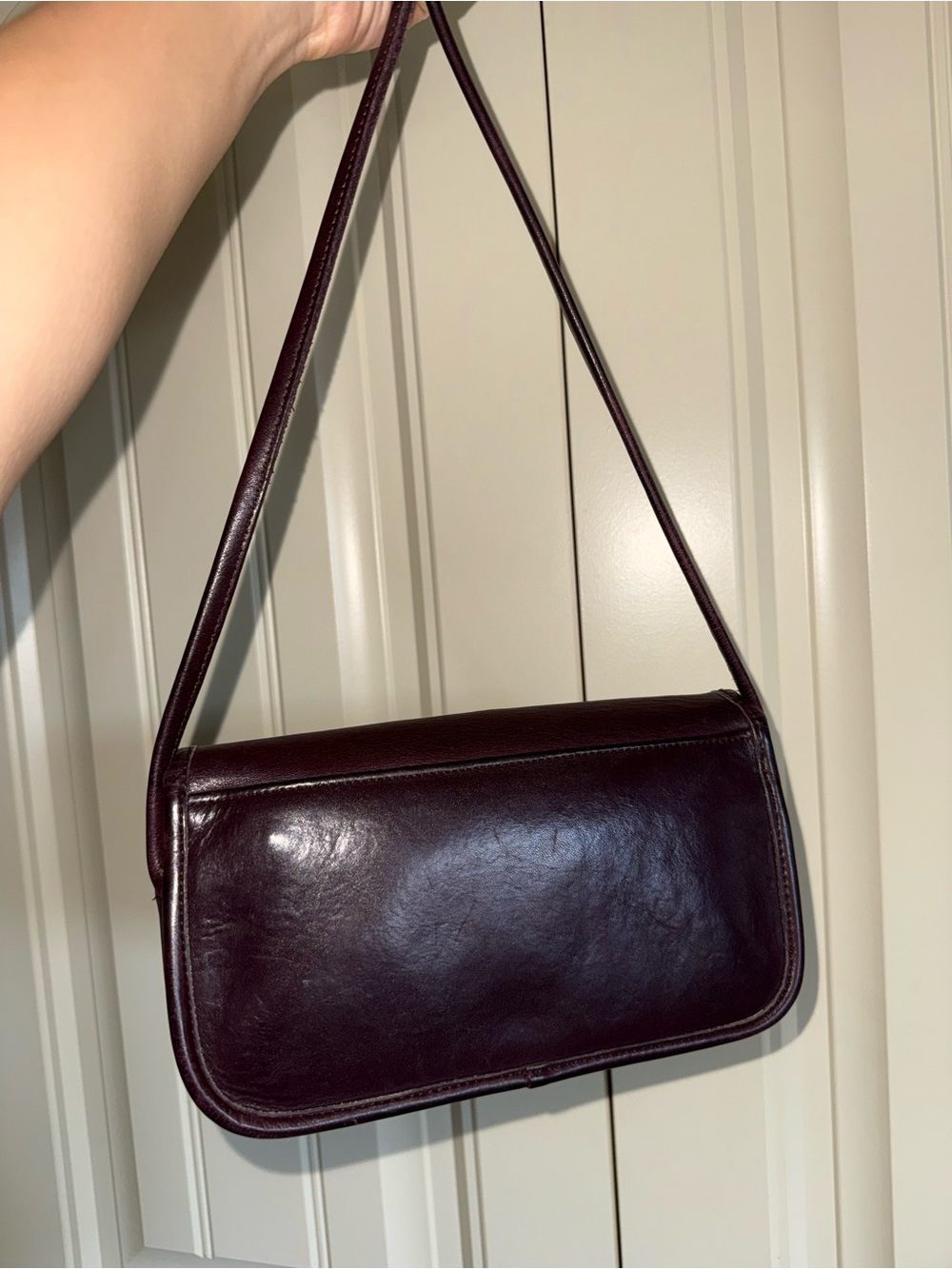 Coach Vintage Newyork Dinky Bag Burgundy - Picture 3 of 13